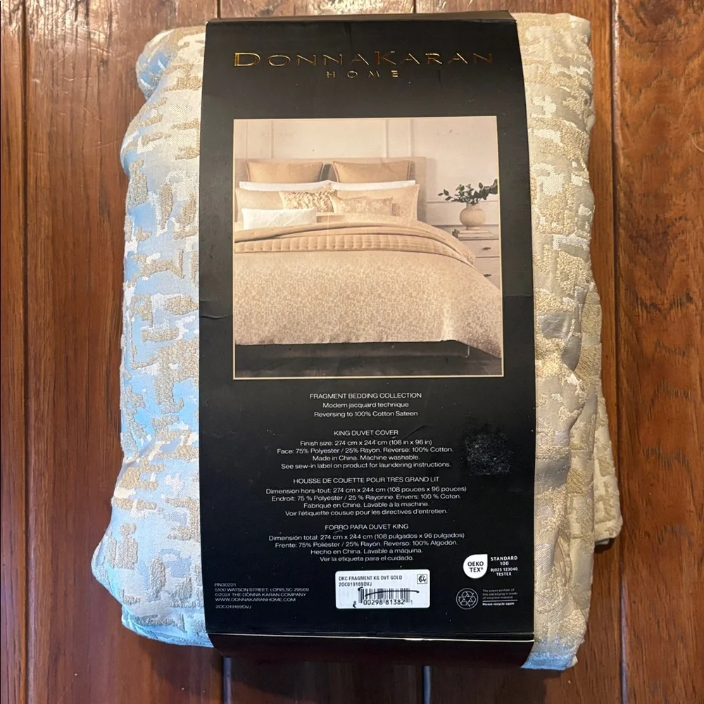Donna Karan Home Fragment King Duvet Cover